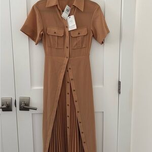 A.L.C. Florence Midi dress in Raffia NWT size 0